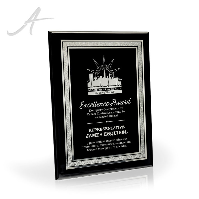 Gregor Black Piano Plaque - 9 x 12