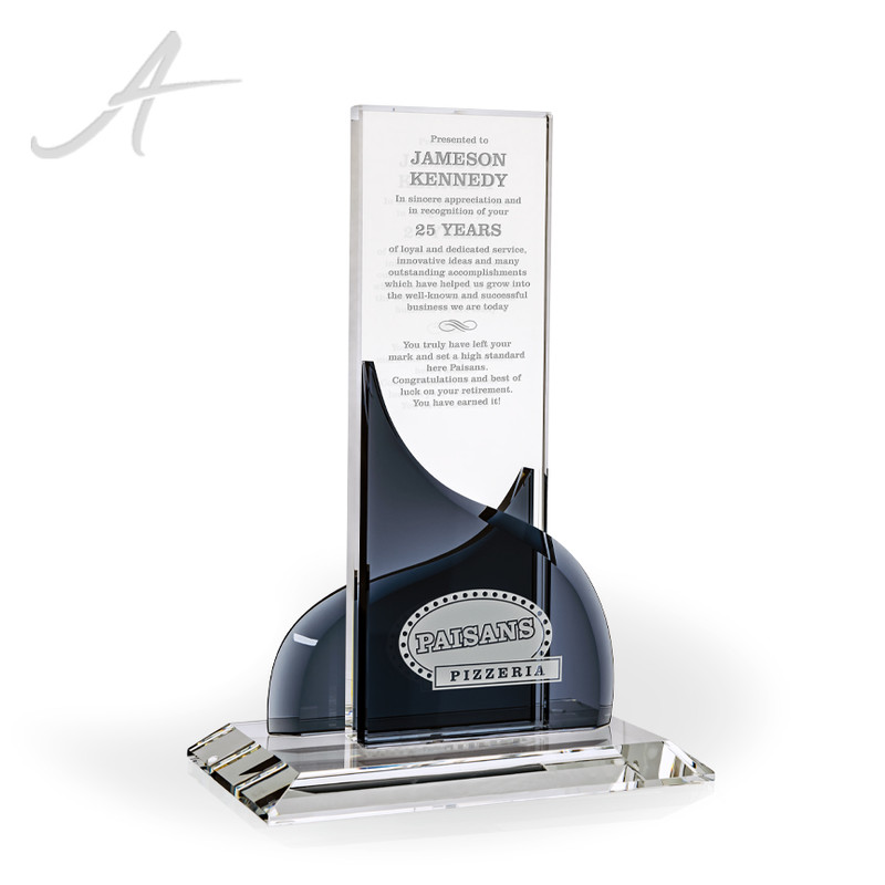 Stratosphere Smoke Black and Clear Crystal Tower Stratosphere Smoke Black and Clear Crystal Tower