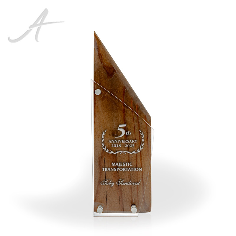 Sumter Barnwood Tower Plaque Award Large Front
