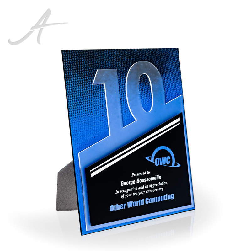 10 Flow Award Plaque - UV Print
