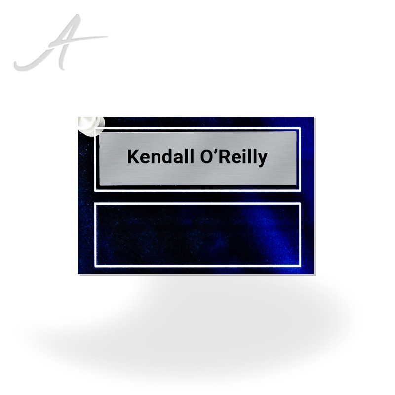Dynamic Perpetual Award Plaque - 12x15 Horizontal - Plate Only