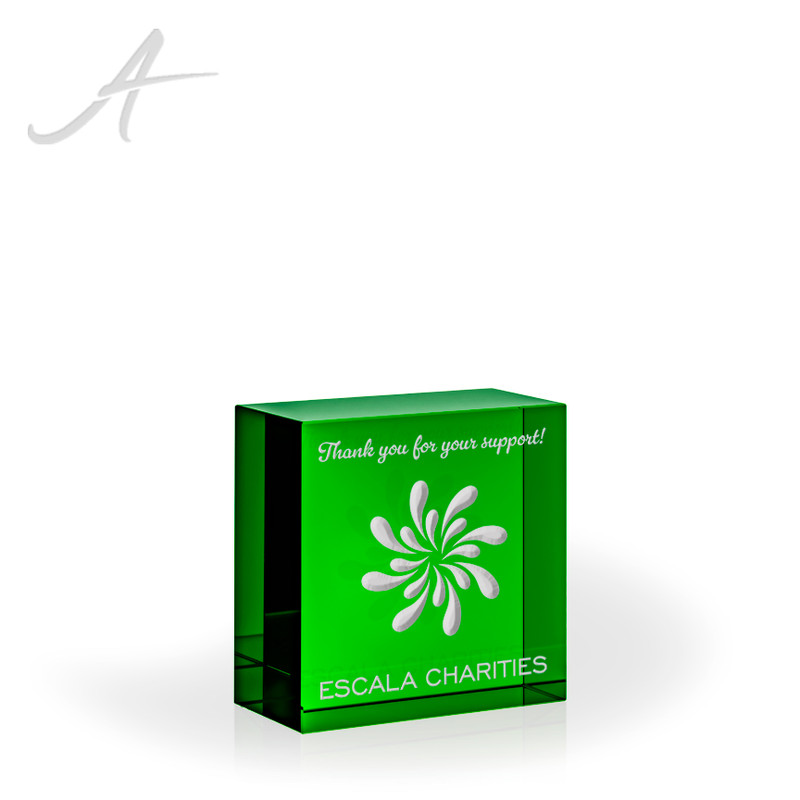 Hudson Green Crystal Award