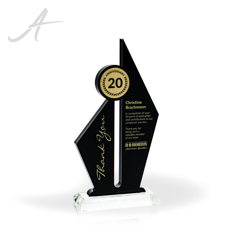 Ascendant Award Gold Accents