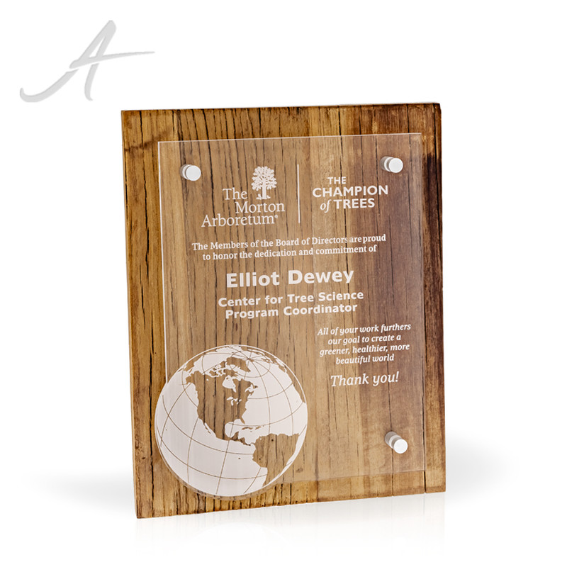 Globe Rustica Reclaimed Wood Award