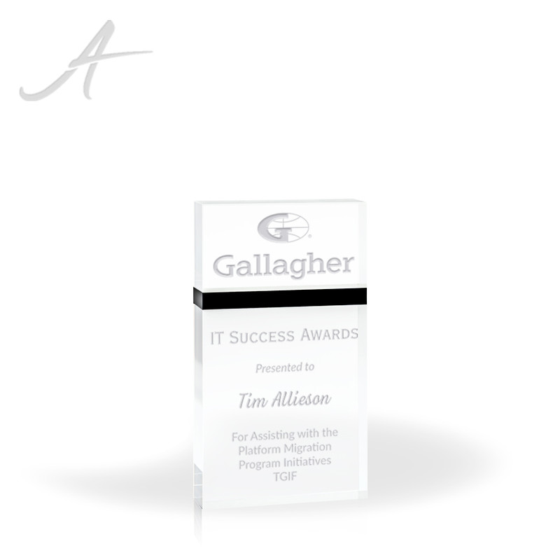 Capri Black Accent 4x7 Award