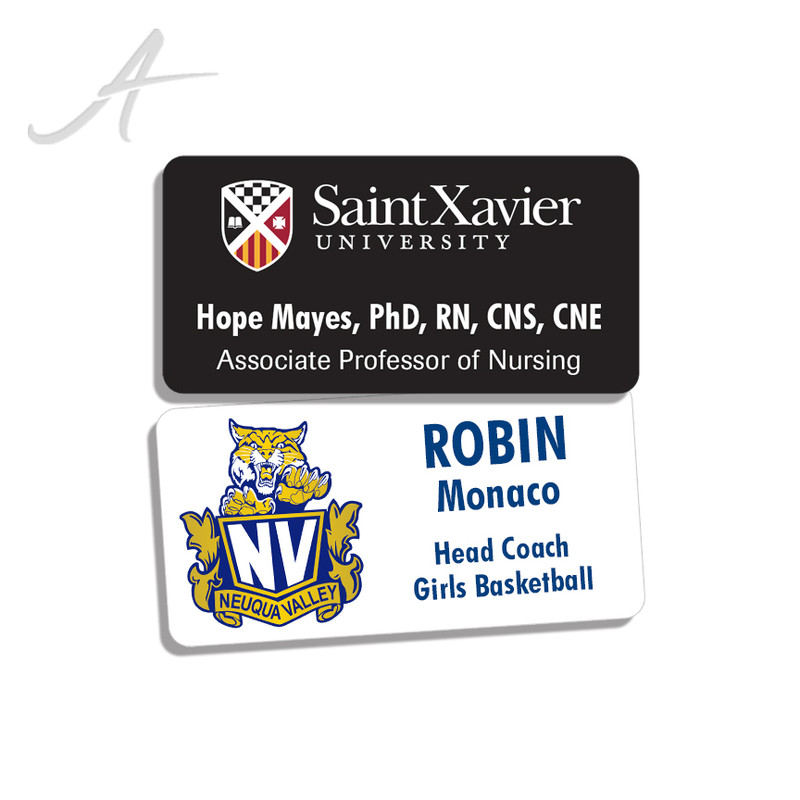 Full Color Name Badges Group