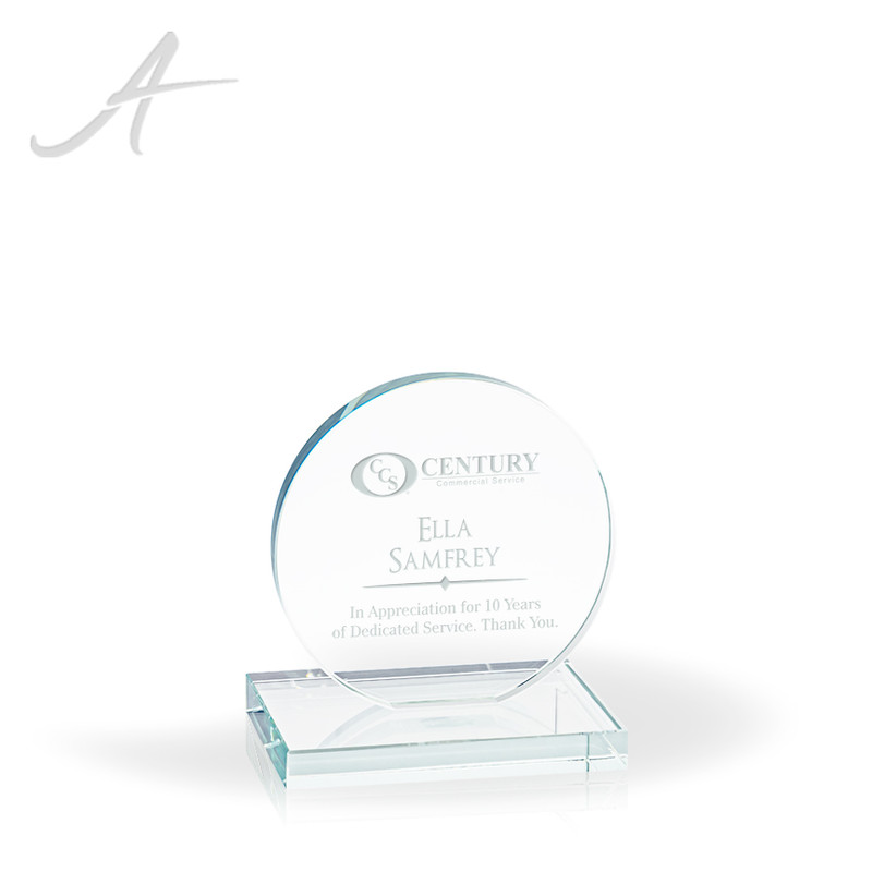 Verity Starfire Glass Awards Small Angled