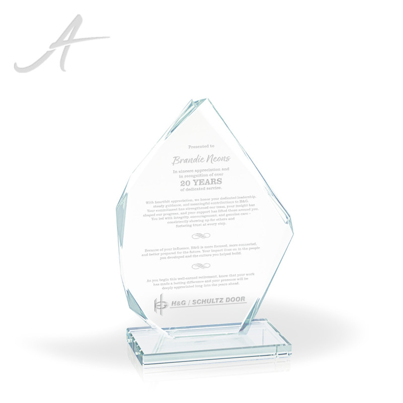 Stravia Starfire Glass Awards Medium