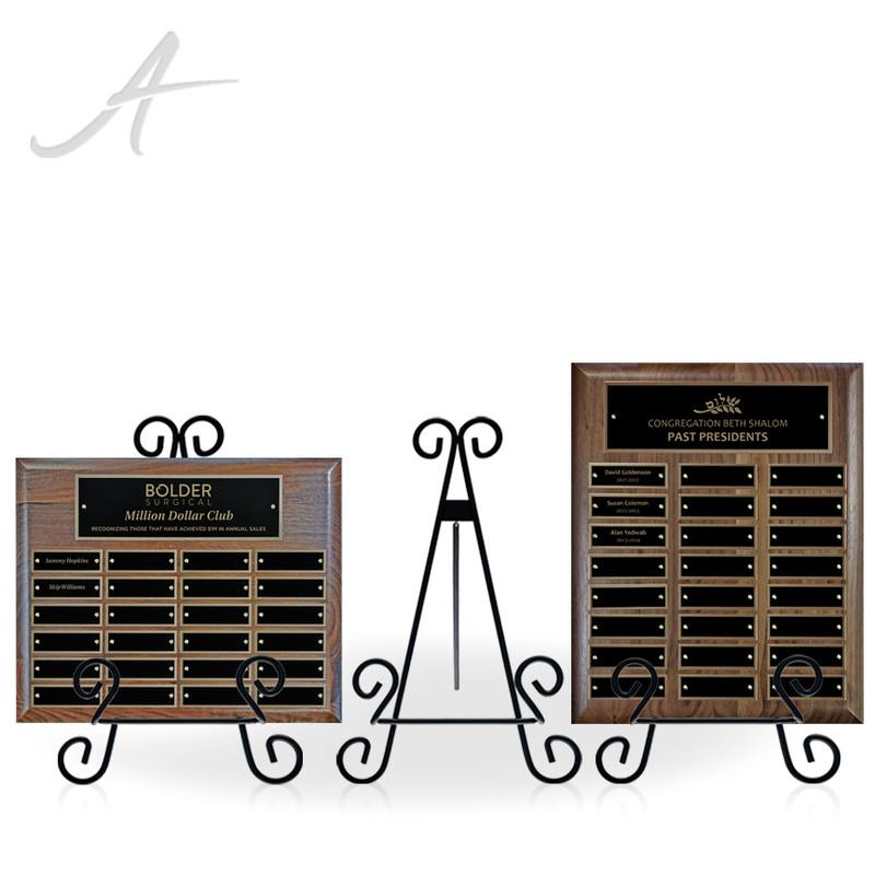 Scroll Iron Easel Display Stand - 13"