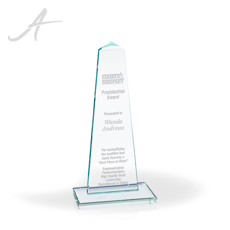 Kairo Starfire Glass Tower Award Medium