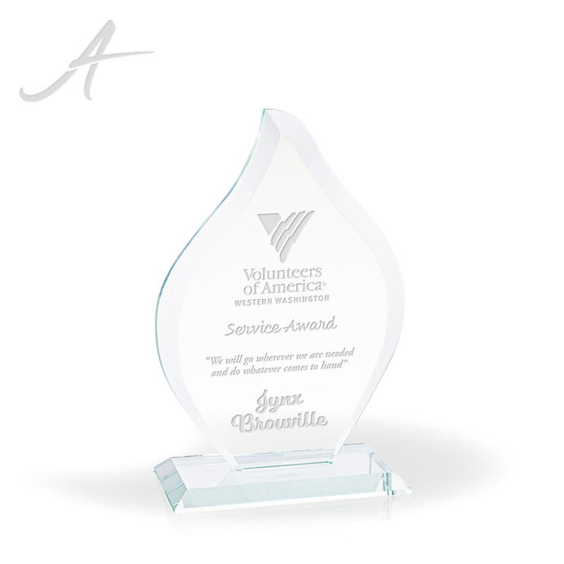 Solara Starfire Glass Awards Large 