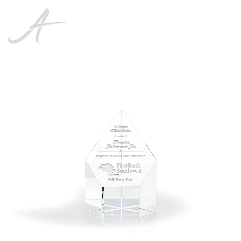 Inspiration Crystal Award Small