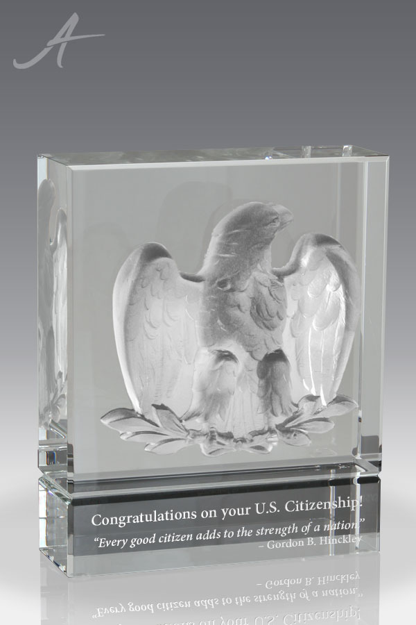 Eagle of Courage Crystal Award
