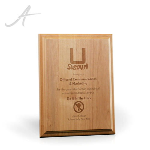 Red Alder Plaque, 10.5