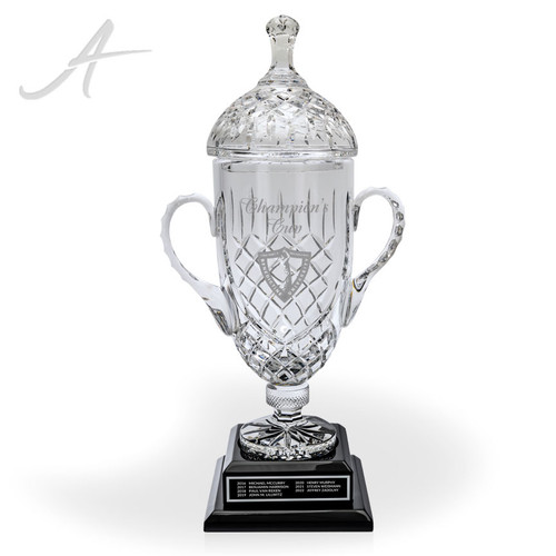 Crystal Trophy on Black Base – Prime Time Awards, Inc.