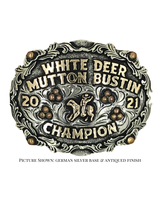 The White Deer Trophy Buckle
