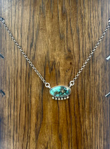 Winter Green Bar Necklace 