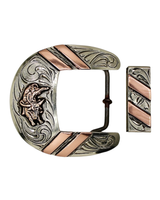 Ready To Ship Bull Rider Conroe 2-Piece Ranger Buckle