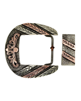 Ready To Ship Western Scroll Maverick 2-Piece Ranger Buckle