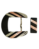 Ready To ship Darkened Maverick 2-Piece Ranger Buckle