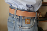 Rough Out Leather Belt
