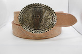 The Gunslinger Leather Belt