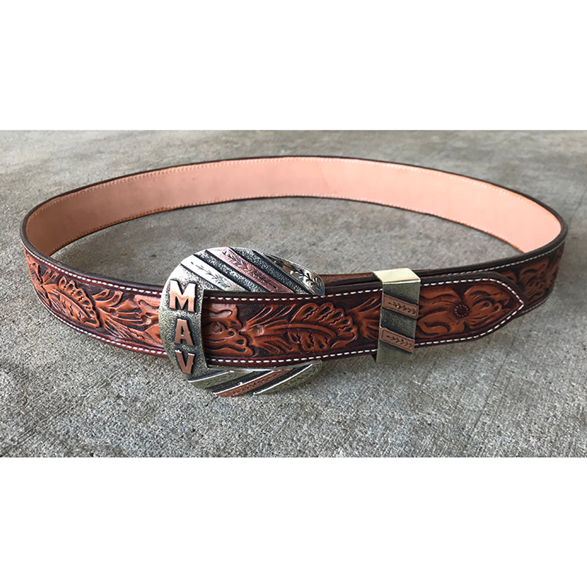 The Maverick Two-Piece Ranger Buckle - Champion's Choice Silver - Hand ...