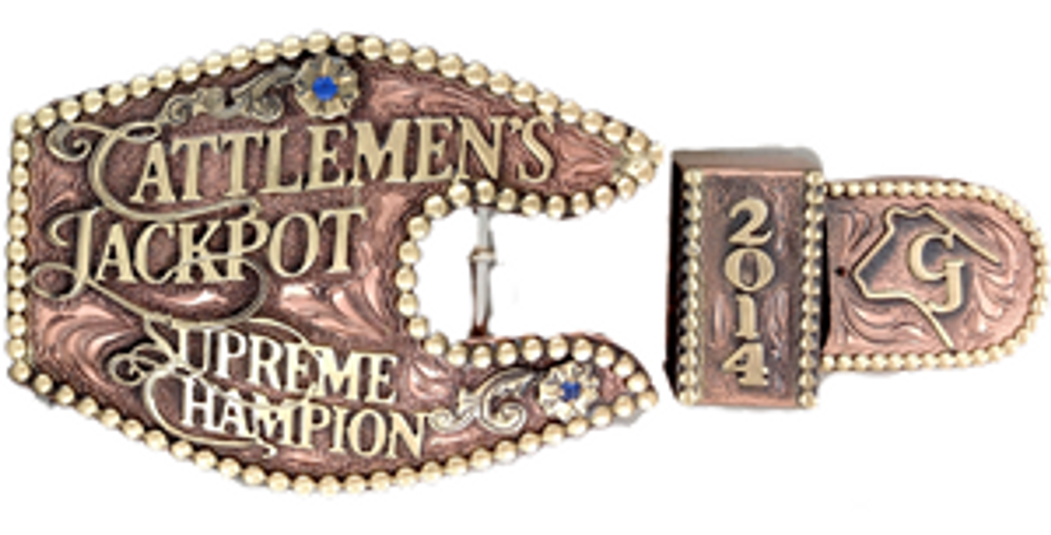 Trophy Buckle, 10cm x 7cm, Campdrafter at Kent Saddlery from $65.00