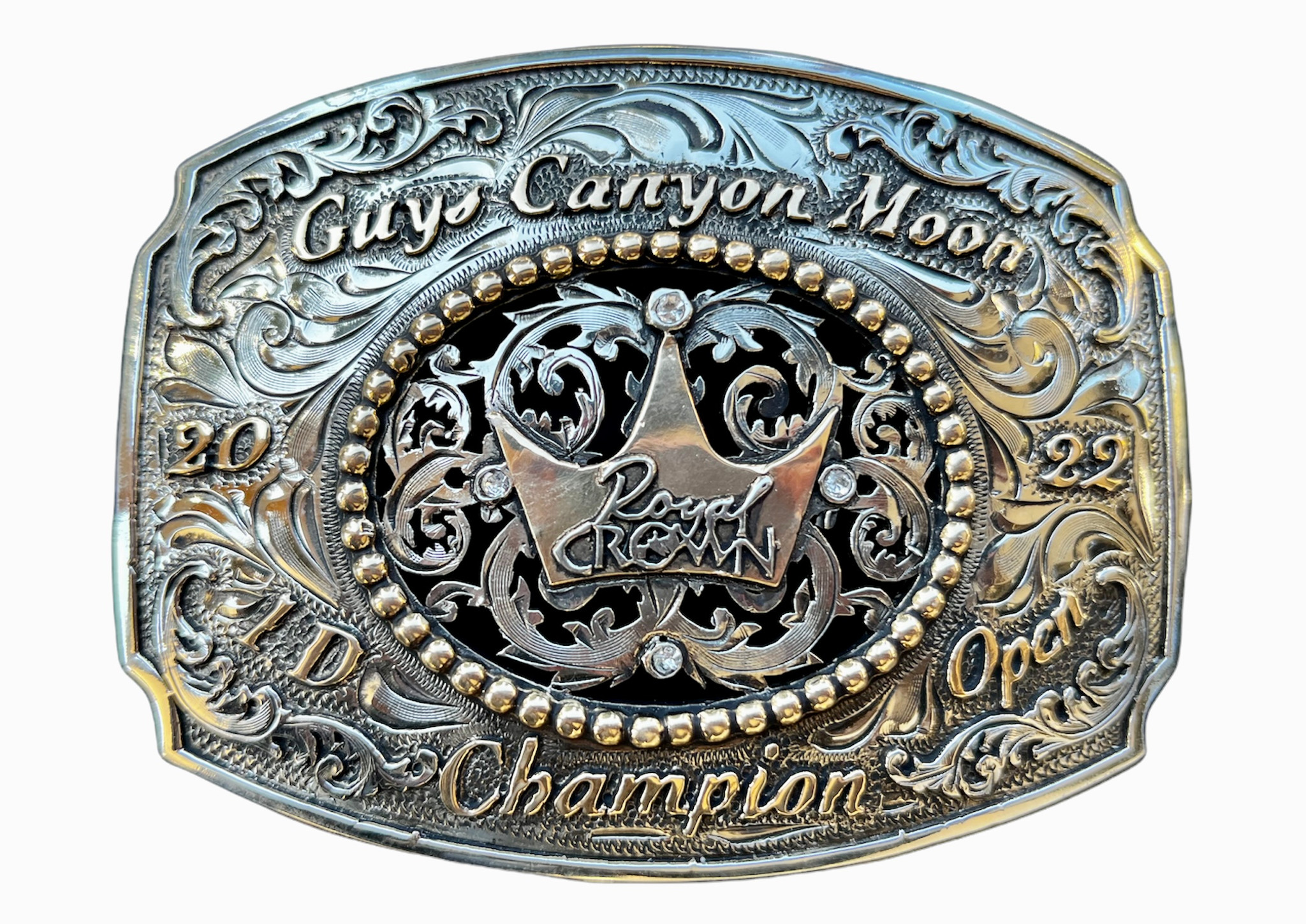 The Victoria Trophy Buckle - Champion's Choice Silver - Hand