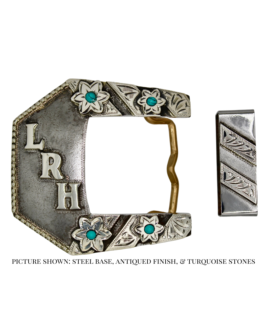 The Silver Creek 2-Piece Ranger Buckle - Champion's Choice Silver