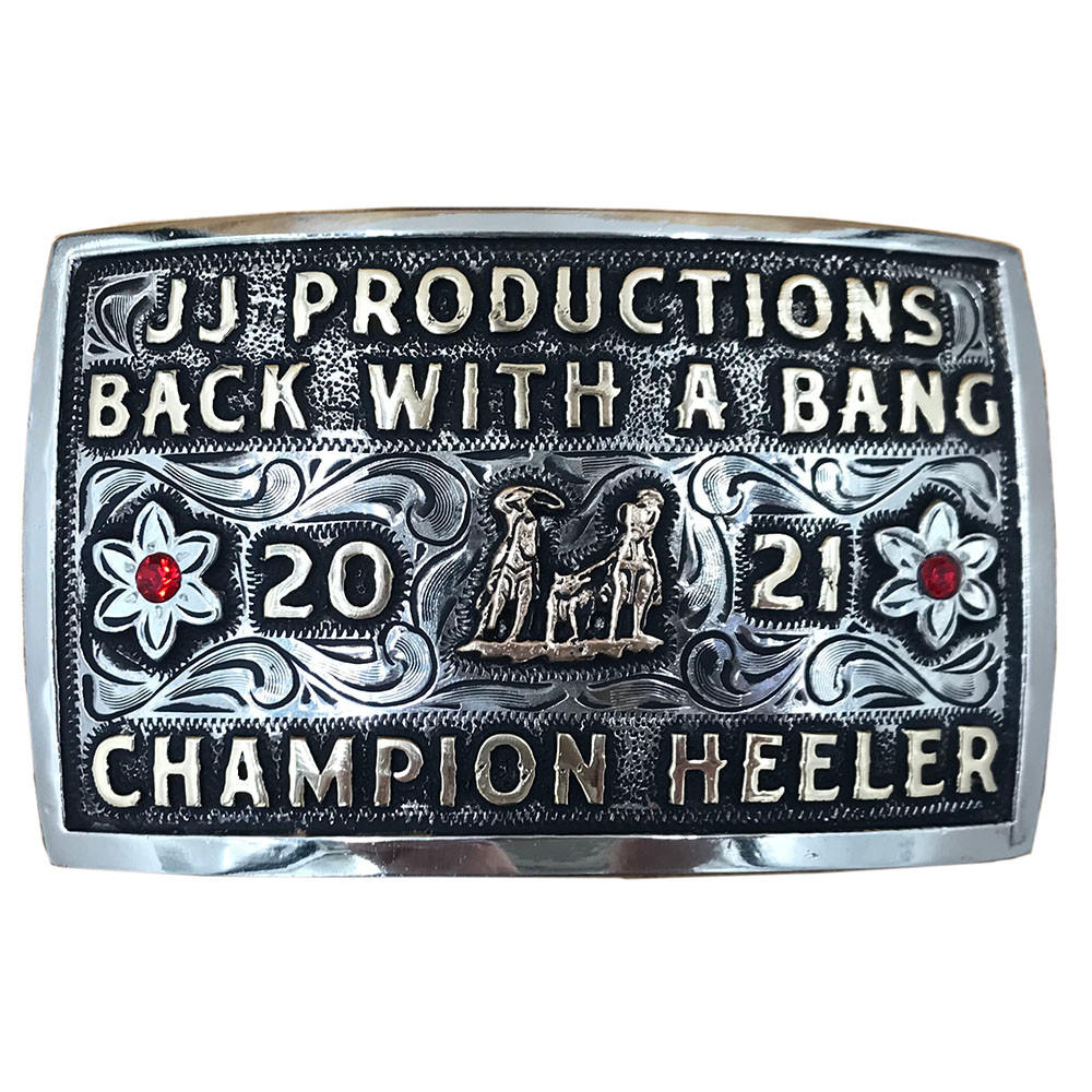 The Match Box Buckle Champion's Choice Silver Hand Crafted Buckles