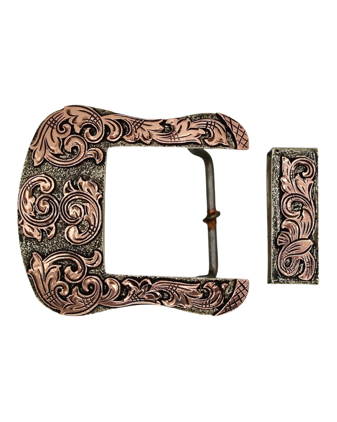 Ready to Ship Western Scroll Raymondville 2-Piece Ranger Buckle