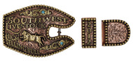 The Cattleman's 3-Piece  Ranger Trophy Buckle