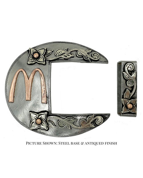 The Pen Rider 2-Piece Ranger Buckle - Champion's Choice Silver