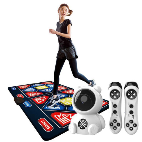 Charging AR camera dance carpet two wireless home TV intelligent running body sense parent-child interactive game console
