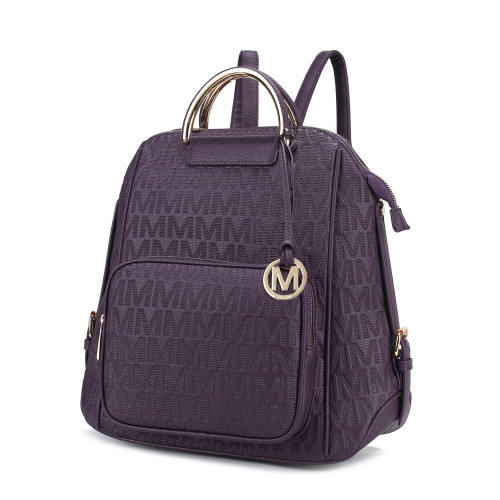 MKF Collection Torra Milan Signature Trendy Backpack by Mia k