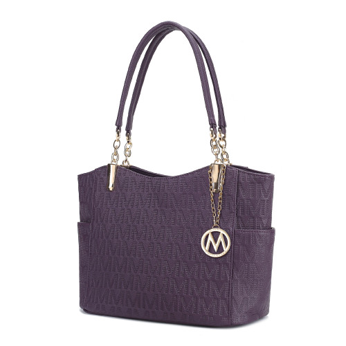 MKF Collection Malika M Signature Satchel Handbag by Mia k