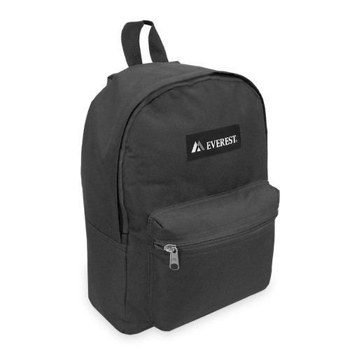 Everest Unisex Basic 15" Backpack, Black