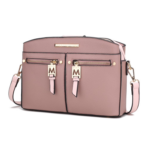 MKF Collection Zoely Crossbody Handbag Vegan Leather Women by Mia k