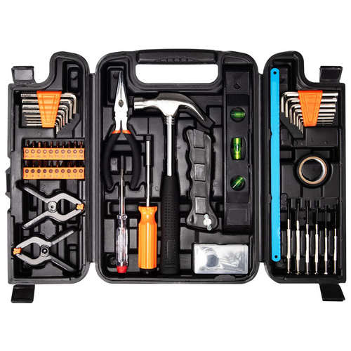 General Household Hand Tool Set with Tool Box Storage Case