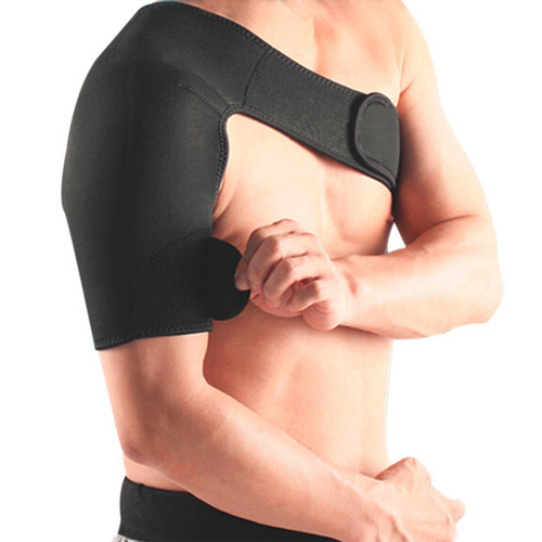 Shoulder Support Brace Rotator Cuff Support Wrap Strap Compression Therapy Sleeve with Adjustable Straps for Arthritis Bursitis Tendonitis Arm AC Joint Injury Clavicle