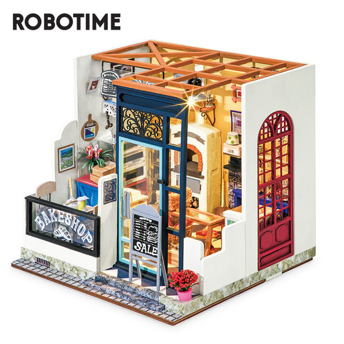 Robotime DIY Dollhouse Miniature Toys For Children Girls DG143