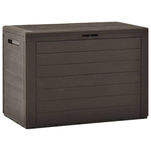 Patio Storage Box Brown 30.7"x17.3"x21.7"