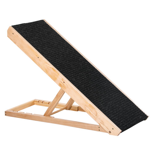 PawHut Elevated Pet Ramp for Dogs, Cats, Rabbits, Height Adjustable and Foldable