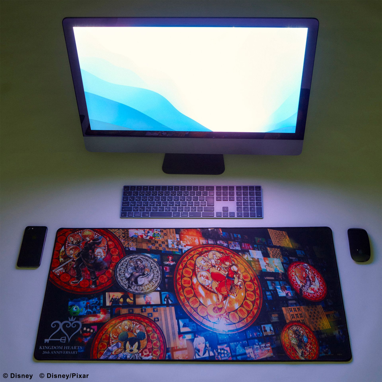 Tapis De Souris De Jeu En Forme De Vague Japonaise Tapis De Bureau