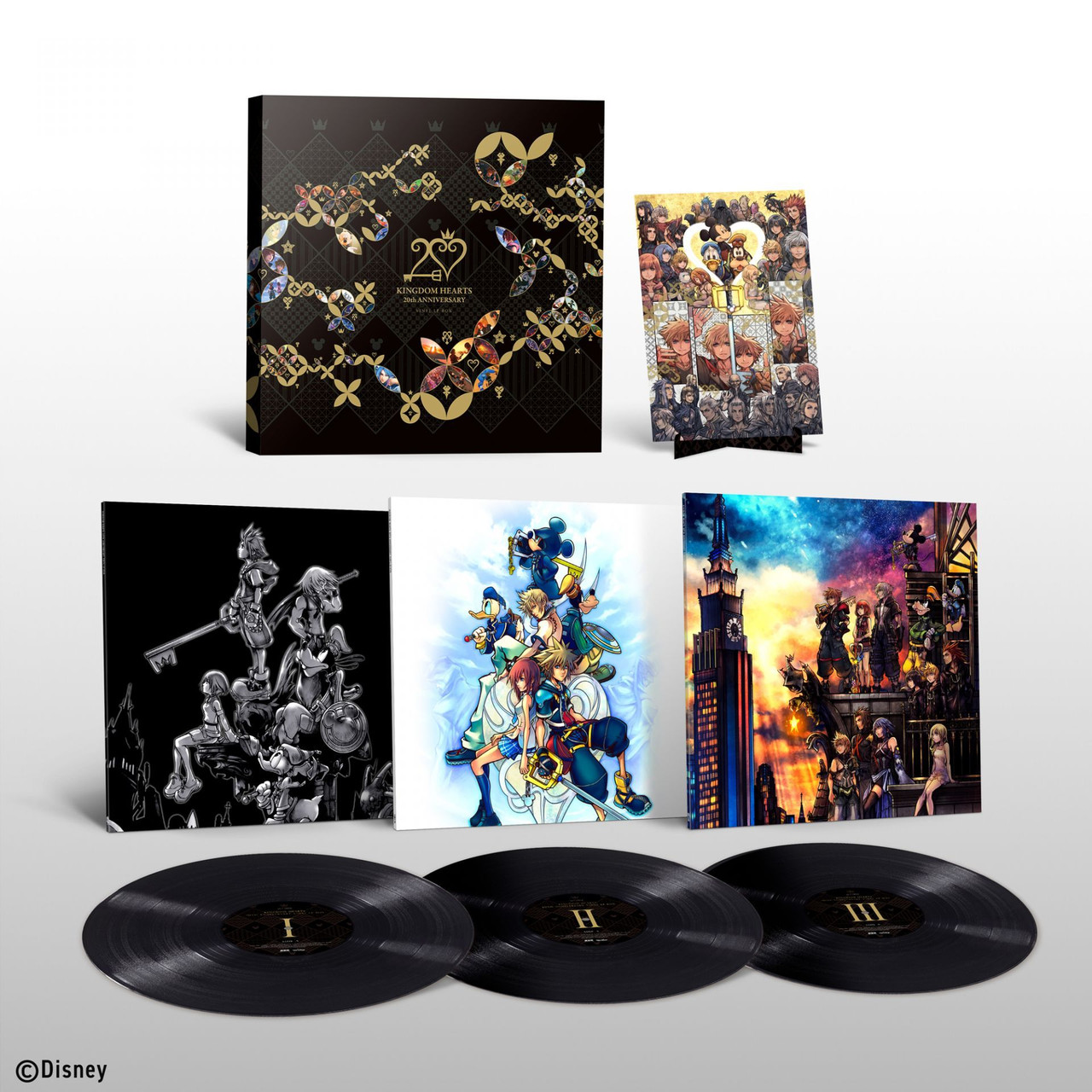 Coffret de vinyles 33 tours du 20e anniversaire – KINGDOM HEARTS