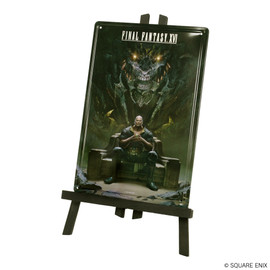 Plaque métallique FINAL FANTASY XVI avec chevalet  - HUGO & TITAN