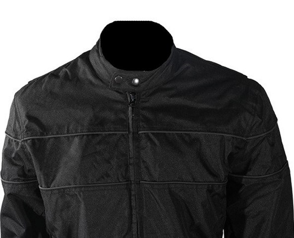 MENS MOTORCYCLE REFLECTIVE STRIPES SPORTS JACKET w/ ZIPOUT LINING