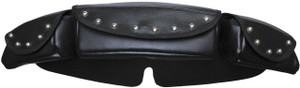 MOTORCYCLE STUDDED TOURING WINDSHIELD BAG w/3 POCKETS - V9C MOTORCYCLE STUDDED TOURING WINDSHIELD BAG w/3 POCKETS - V9C