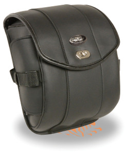 MOTORCYCLE SMALL CRUISER TRAVEL SISSY BAR BAG WITH VELCRO TWIST CLOSURE - SA55